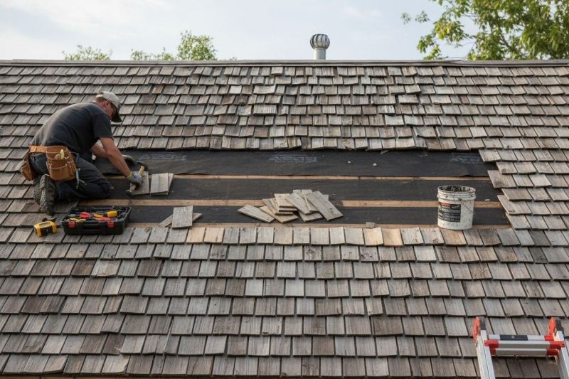 Shake Shingle Repair